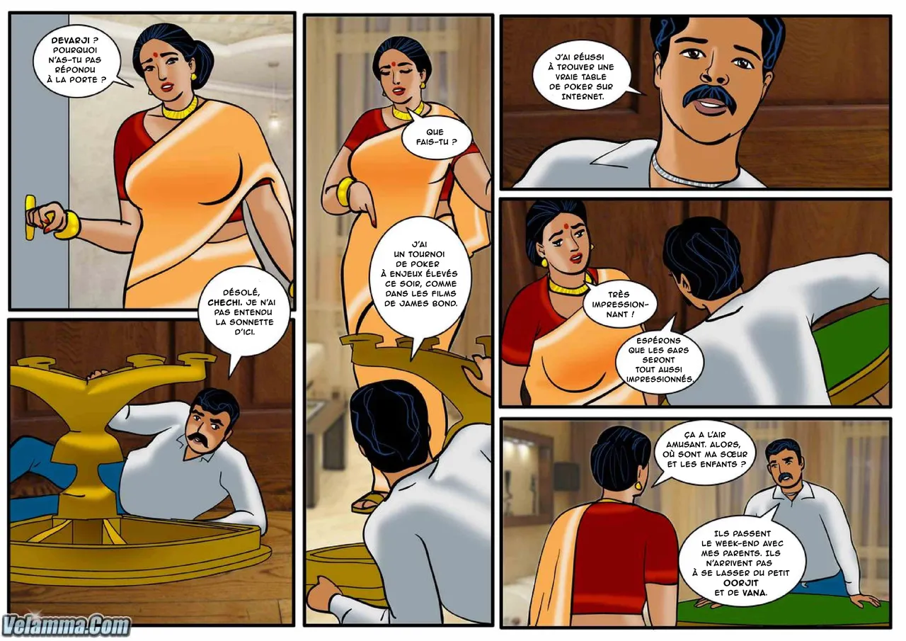 Velamma - 039- Quand il s'agit d'une partie de poker sexy, Vela fait tapis ! page 3 full