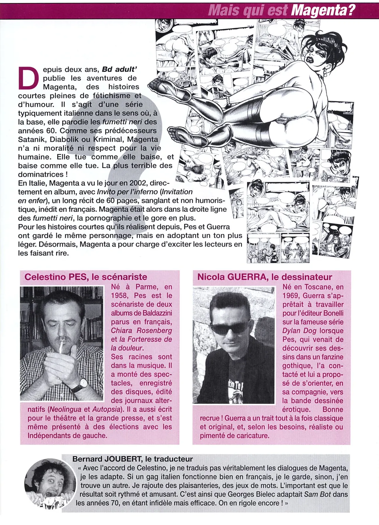 Nik Guerra & Celestino Pes - Les Histoires de Magenta #09 : Magenta Femme Fatale page 2 full