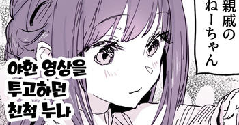 [Poriuretan] Ikagawashii Douga wo Toukou shiteita Shinseki OneeChan [Korean] cover