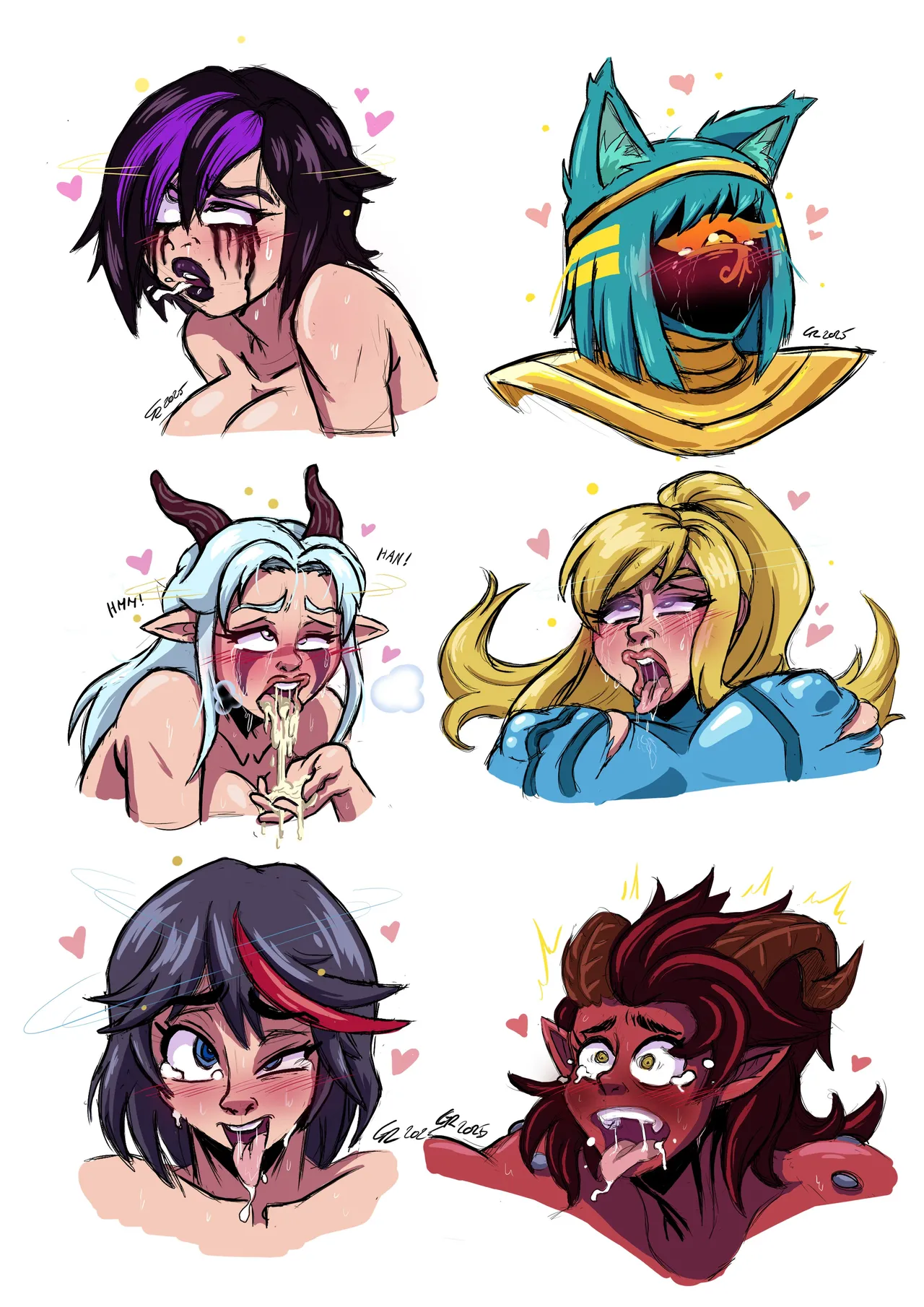 Ahegao Faces Série page 2 full