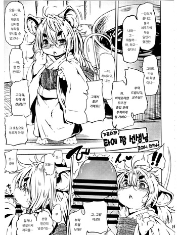 [Koishi Chikasa] 가르쳐줘, 타에 짱 선생님 (Kemokko Lovers 5) [Korean] cover