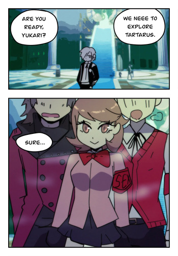 [Hasselnut] Persona 3 cuck comic cover