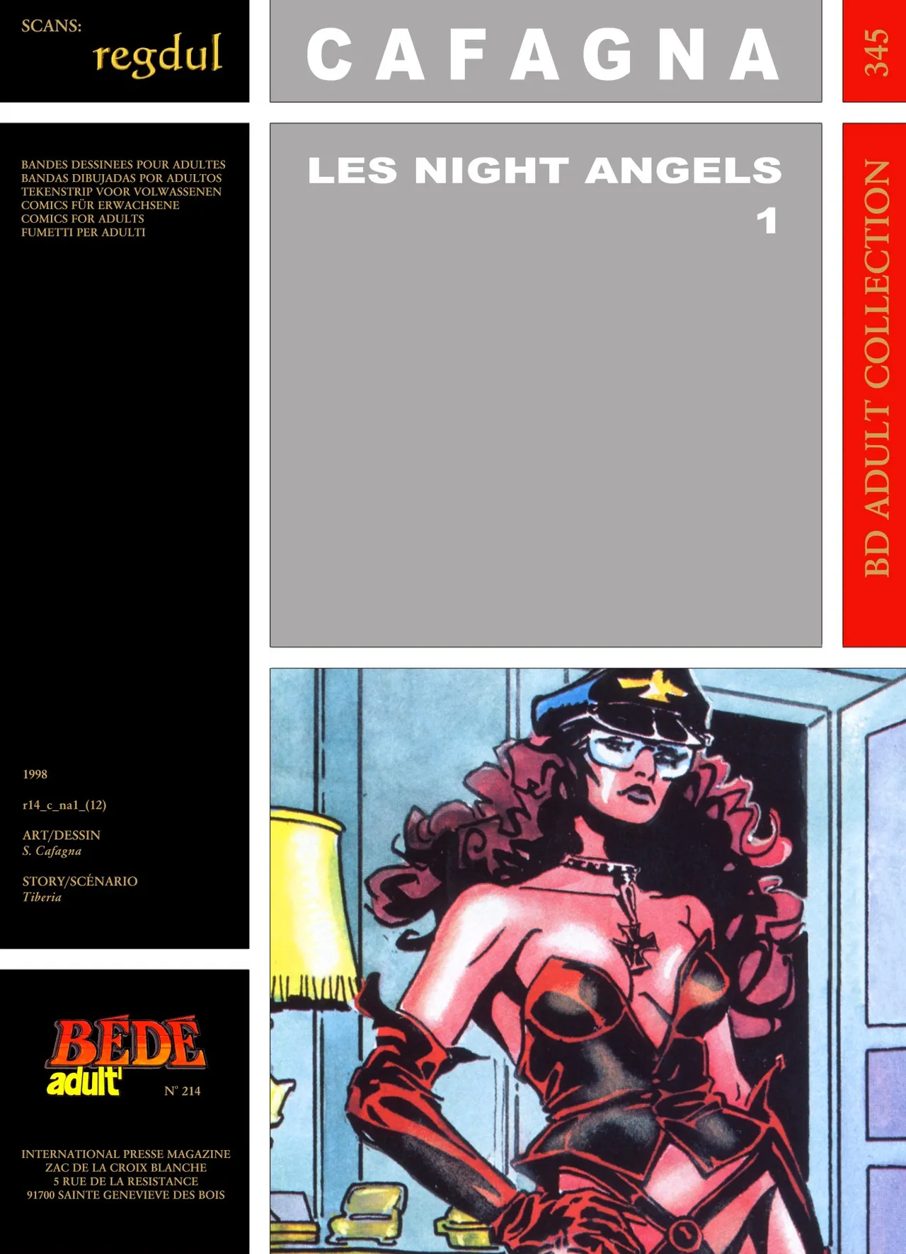 S. Cafagna & Dante Tiberia - Les Night Angels #1 page 1 full