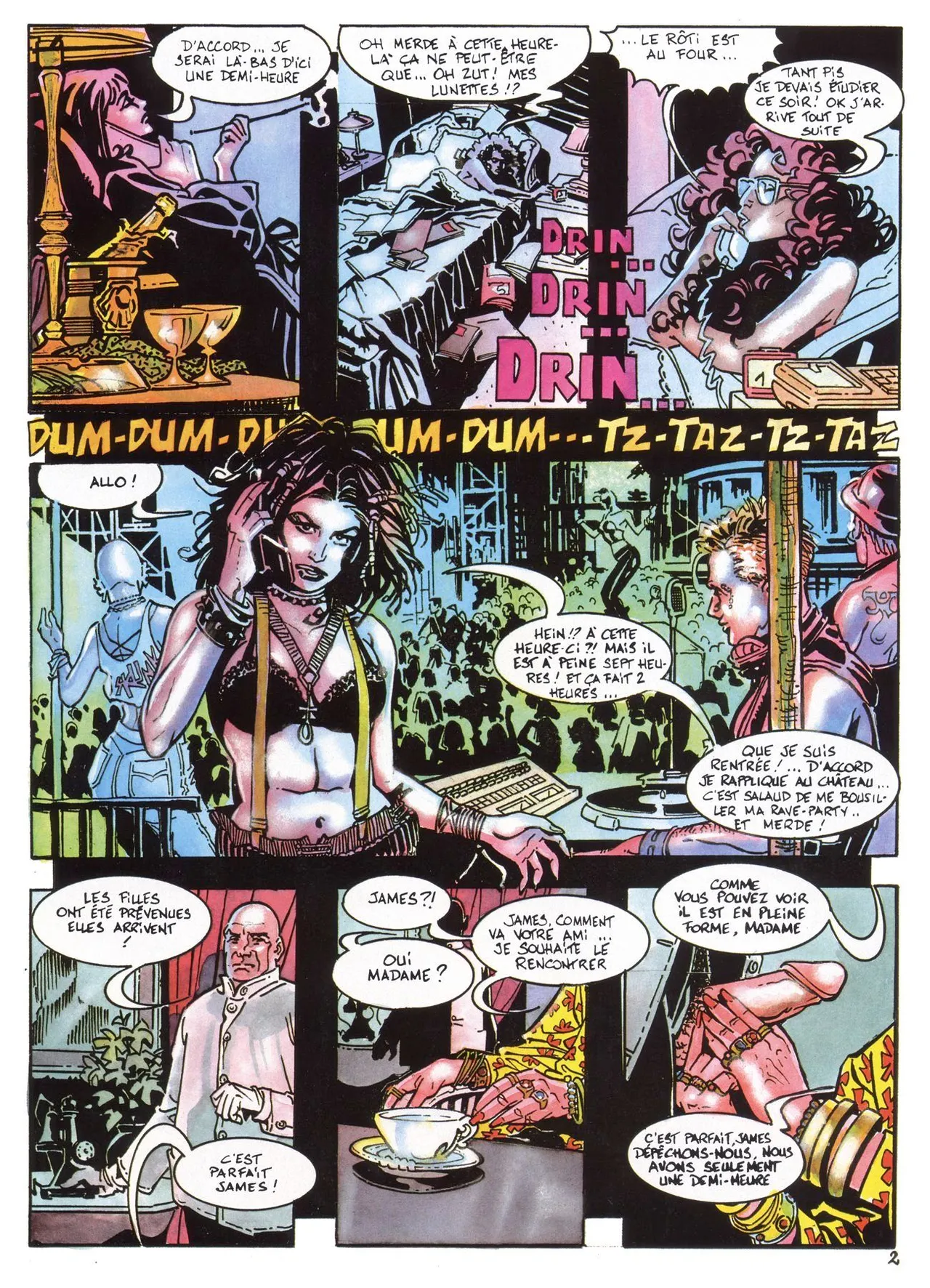 S. Cafagna & Dante Tiberia - Les Night Angels #1 page 3 full
