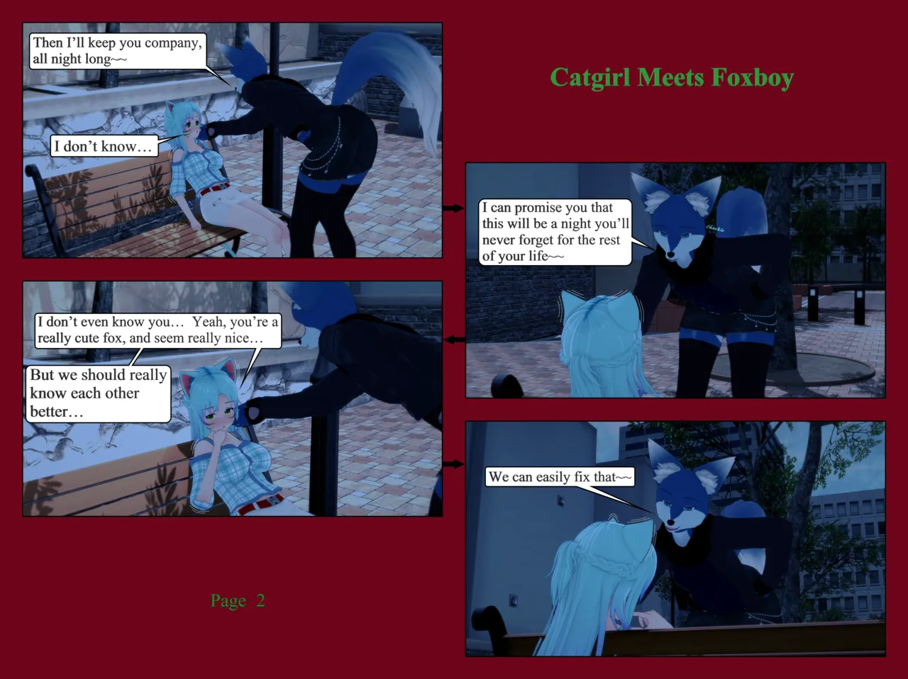 Catgirl Meats Foxboy page 2 full