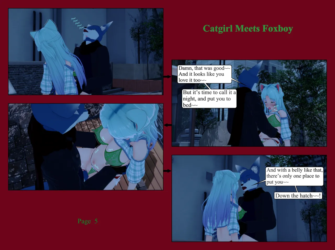 Catgirl Meats Foxboy page 5 full