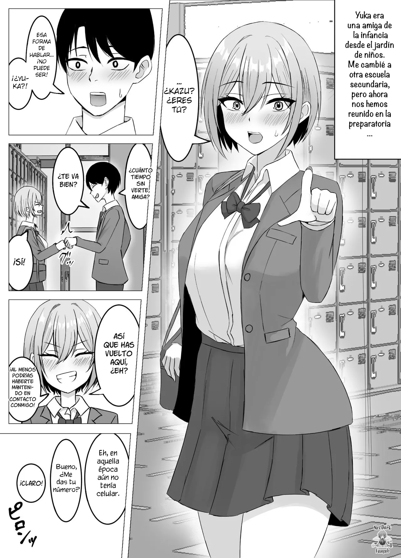 Me reuní con mi vieja amiga y crucé la línea. page 2 full