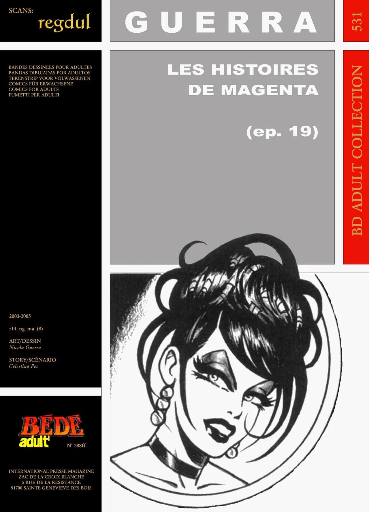 Nik Guerra & Celestino Pes - Les Histoires de Magenta #19 : Comment j'ai connu Lucrèce page 1 full
