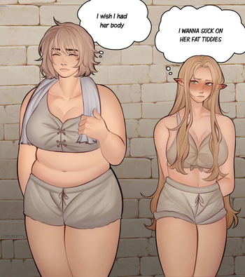 [Lesbeanlatte] I wanna suck on her fat tiddies (Delicious in Dungeon) cover