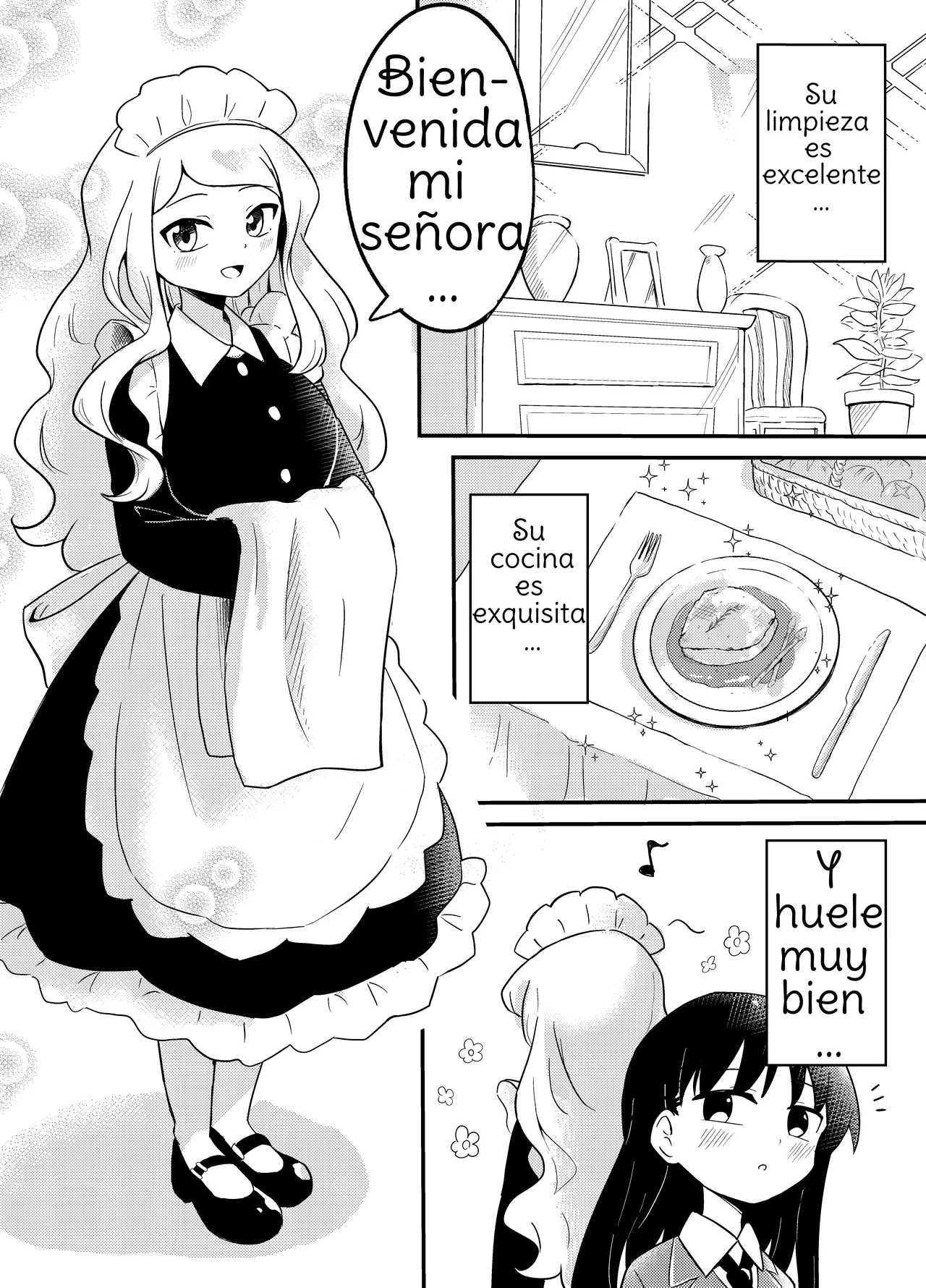 Yuri Succu Maid no Amaama Gohoushi  The Yuri Succubus Maid's Sweet Service page 3 full