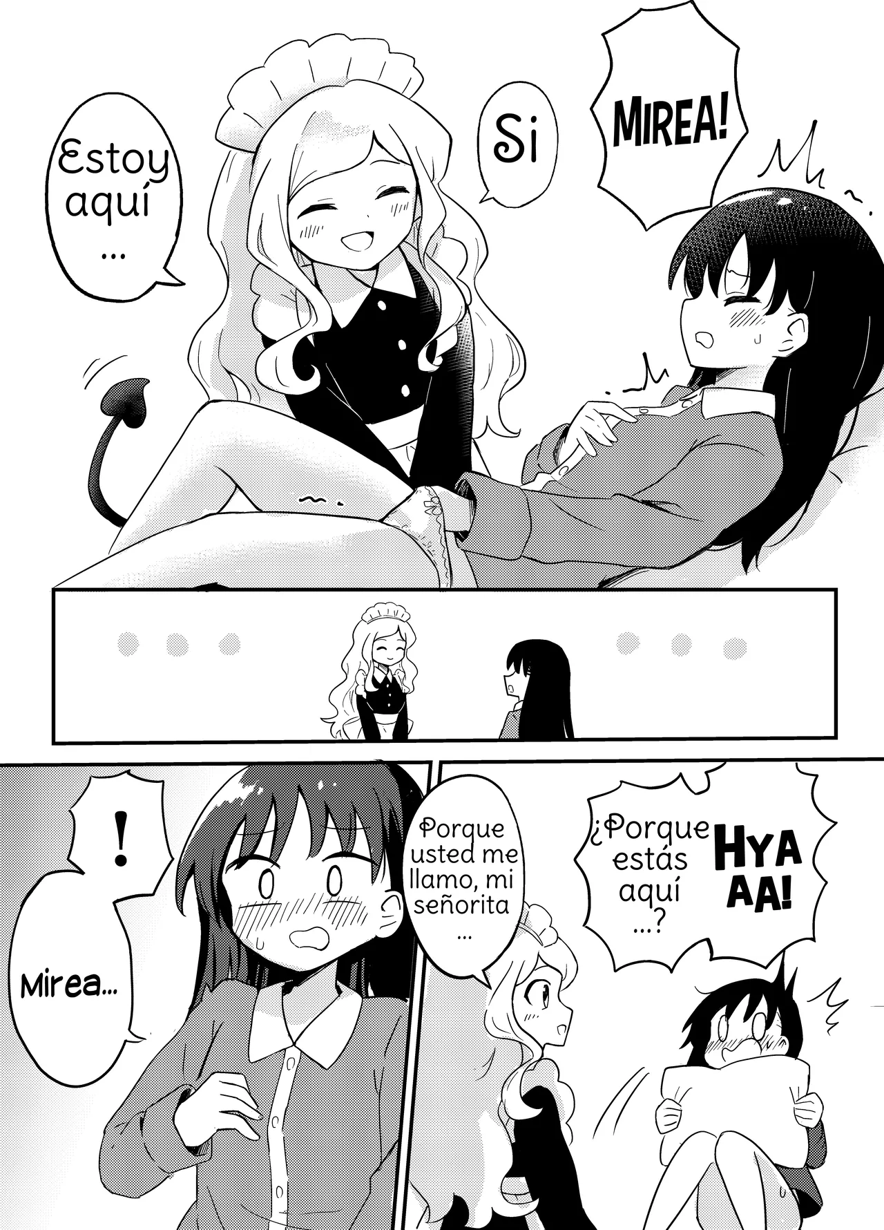 Yuri Succu Maid no Amaama Gohoushi  The Yuri Succubus Maid's Sweet Service page 9 full