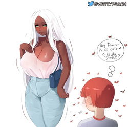 Heloisa teacher is so cut...???