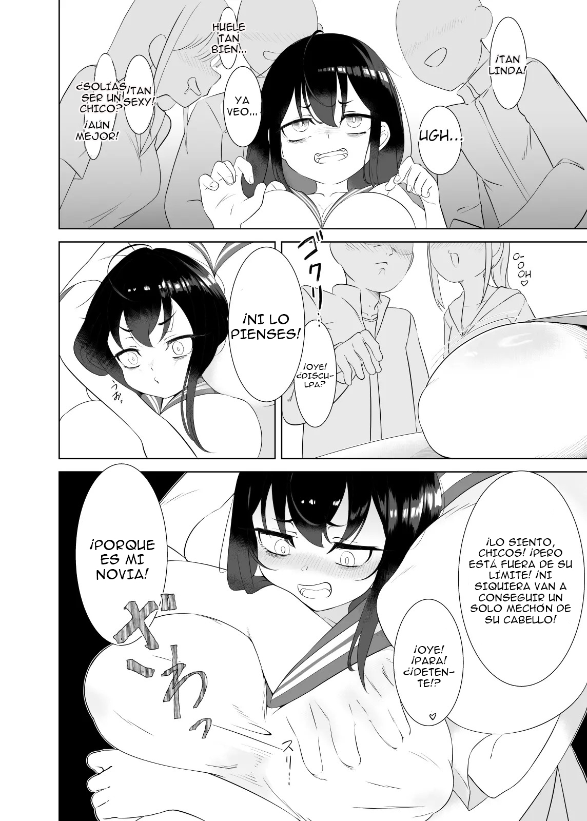 Yappa TS Downer Jitome Kuma Koime Loli Kyonyuu shika Katan - TS Loli Kyonyuu ga Oyome-san ni Naru made 2｜Nada vence a una loli gótica con enormes pechos 2 page 3 full