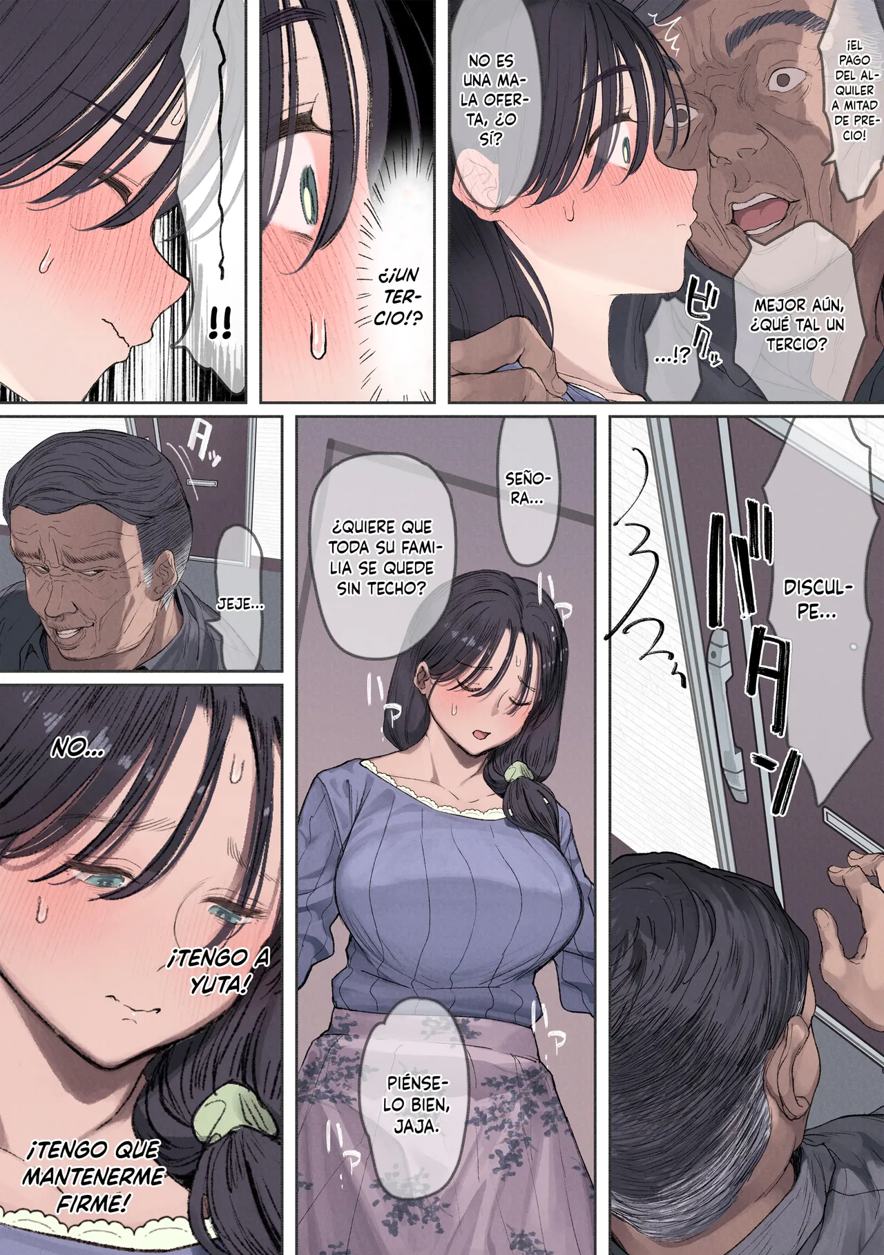 Kongetsu no Yachin ga Haraemasen.  Danna ni Naisho de Ooya-san no Aijin ni Narimashita. page 12 full