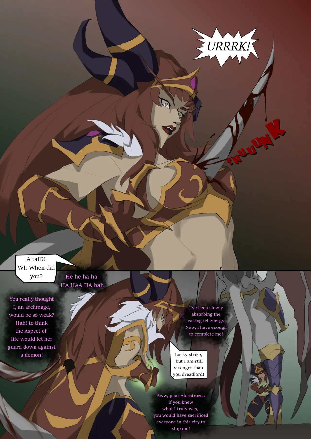 Dreadlord jaina - corruption and carnage page 8 full
