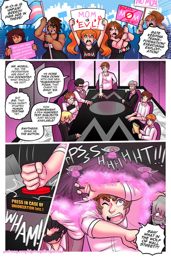 [TheTransformistress] March Against M.O.M.! cover