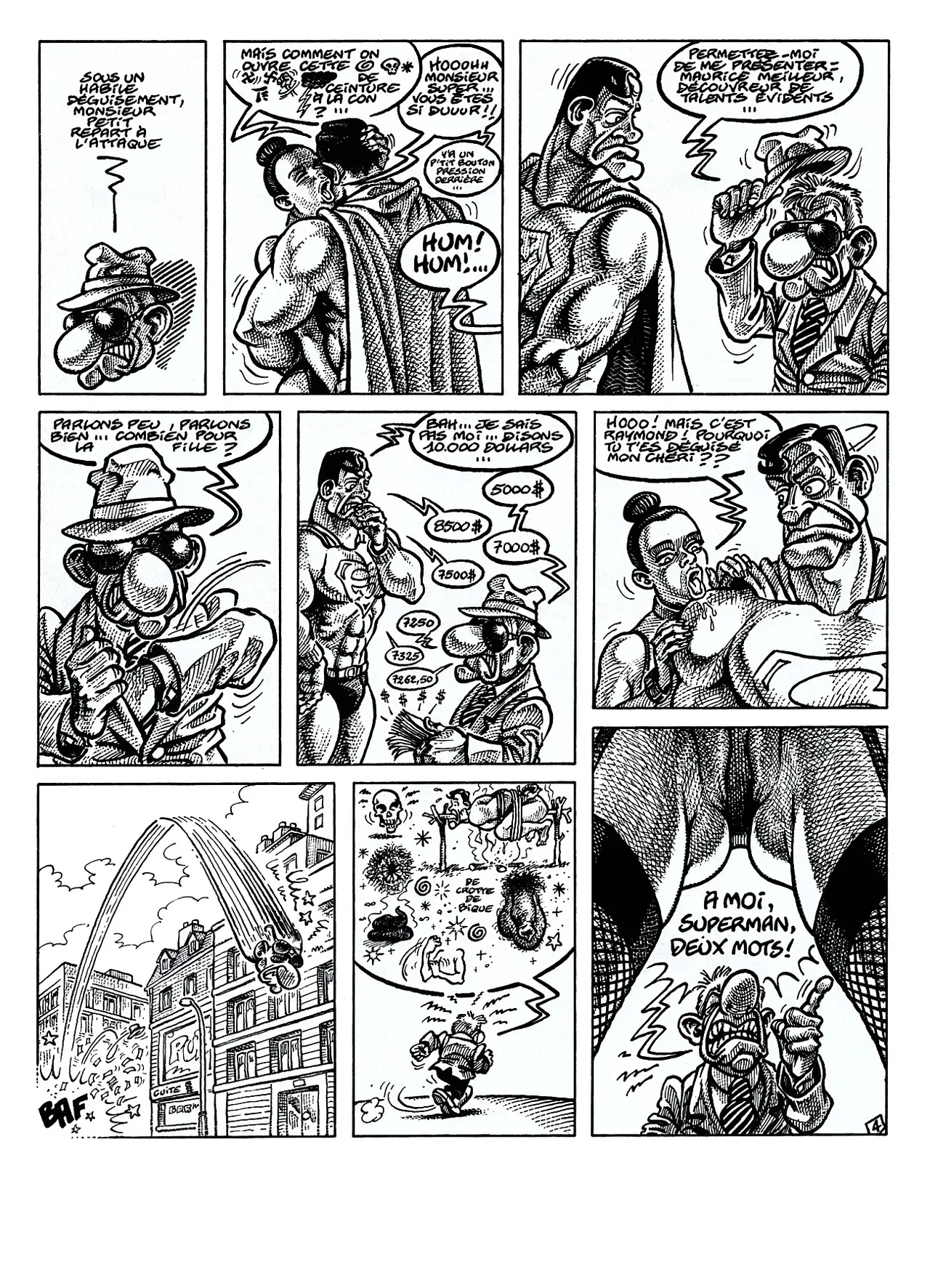 Jakez Bihan  - Monsieur Petit contre Superman IV page 5 full