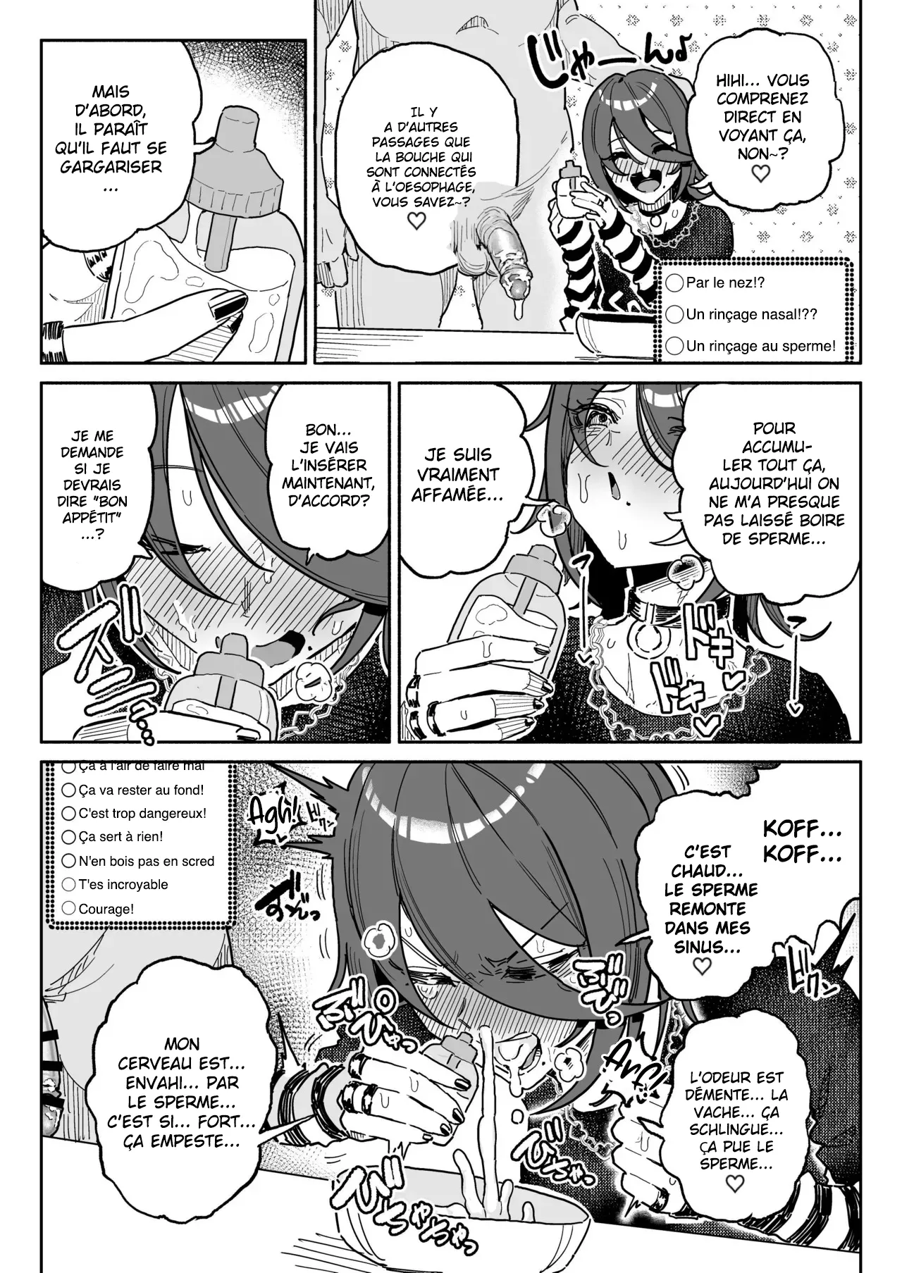 Chin Kagi Kei Haishinsha Isshuukan Chinkasu Zamen Seikatsu | une streameuse obsédée par les bites a passé une semaine à manger du sperme et du smegma. page 11 full
