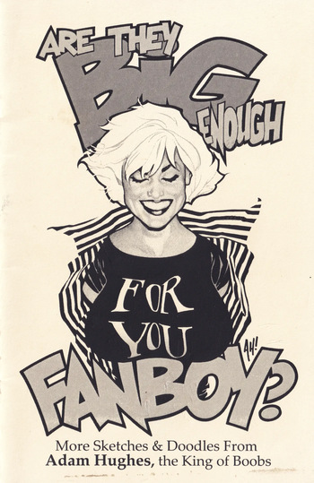 [Adam Hughes] Are They Big Enough For You Fanboy? cover