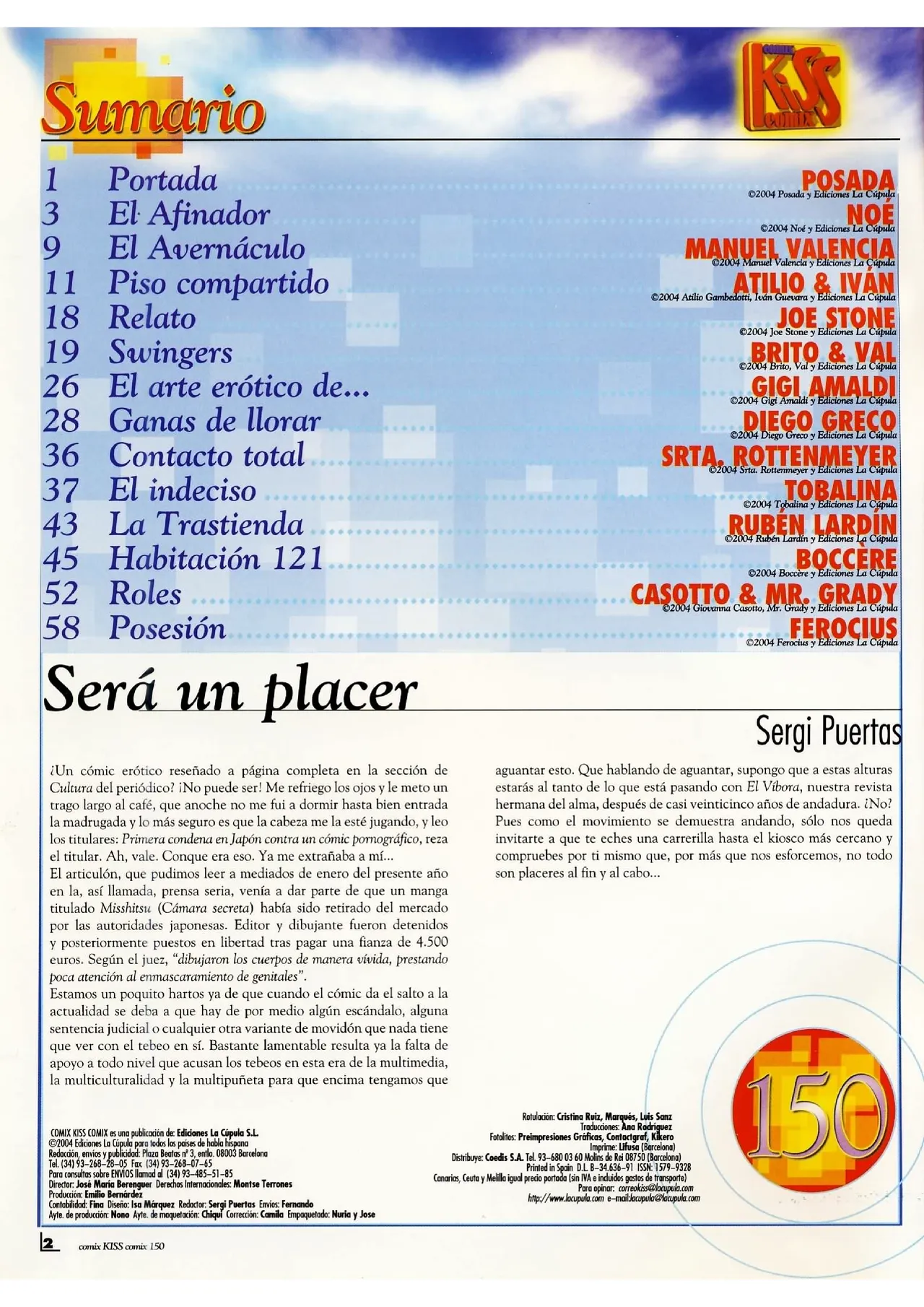 Kiss Comix #150 page 2 full