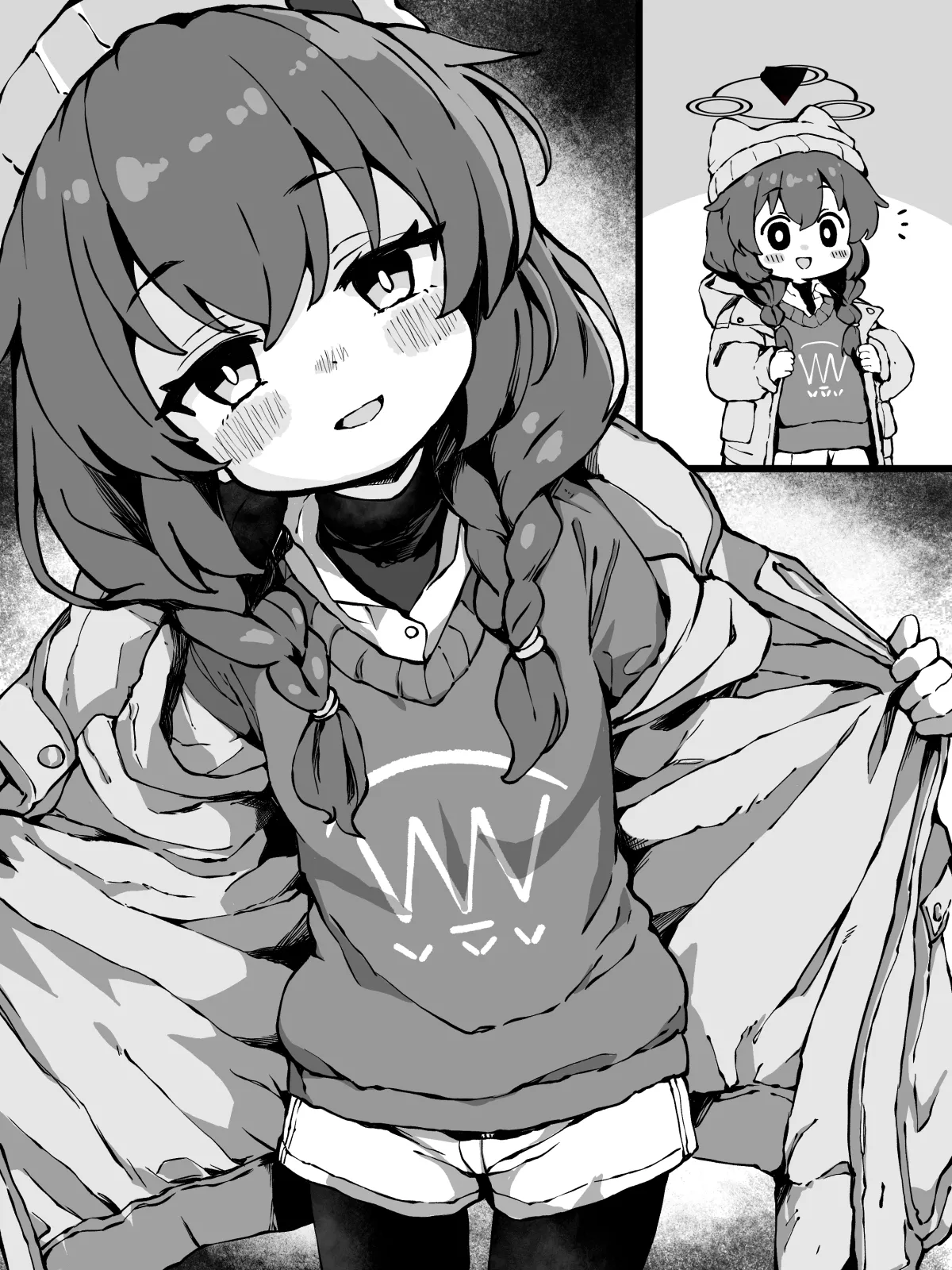 寒いからマキちゃん（キャンプ）に温めて貰う漫画 page 6 full