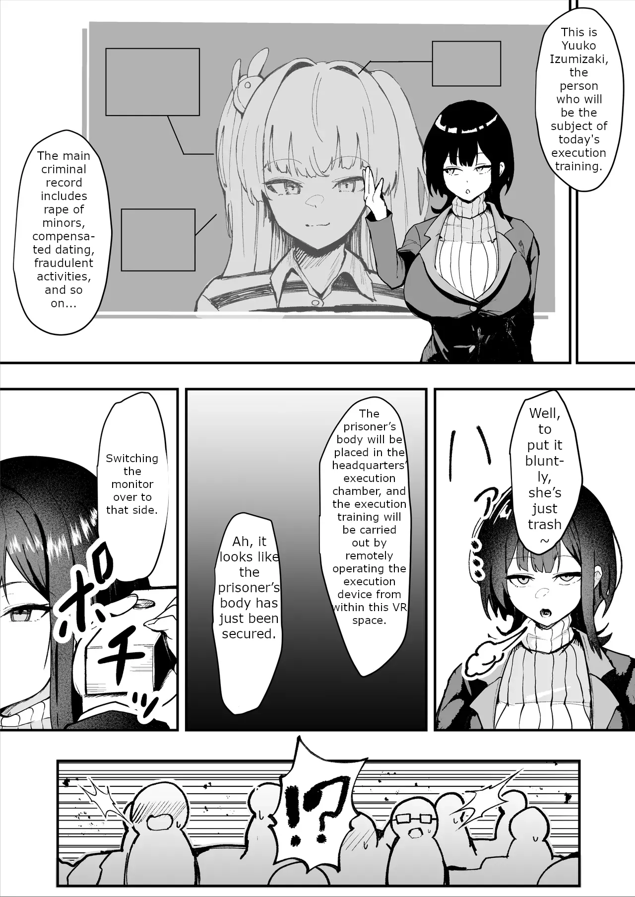 The Story of a Gloomy Execution Officer Who Accidentally Sensation-Blocks Her Own Pussy page 11 full