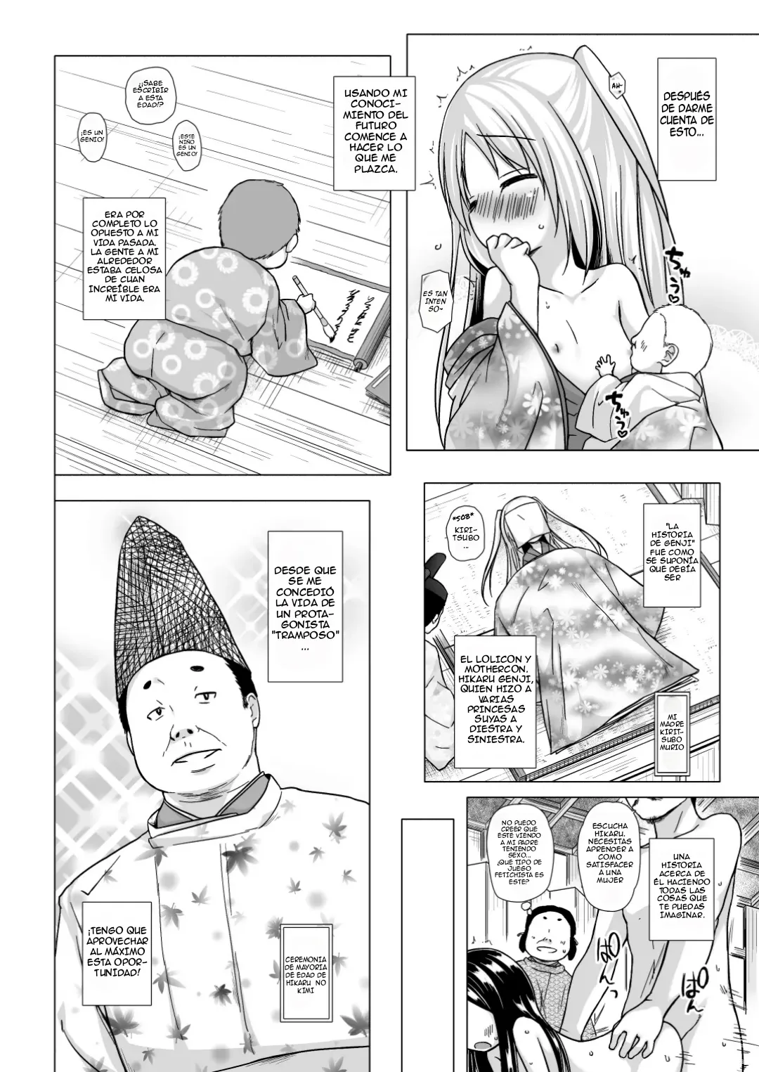 Hikari no Kimi no Saganaki Keikaku <Aoi>｜El Astuto Plan de Lord Hikaru <Aoi> page 8 full
