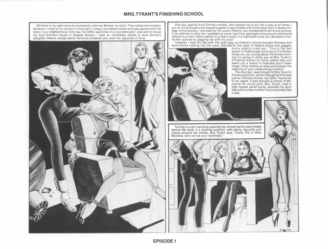 Eric Stanton - Mrs Tyrant's Finishing School page 3 full