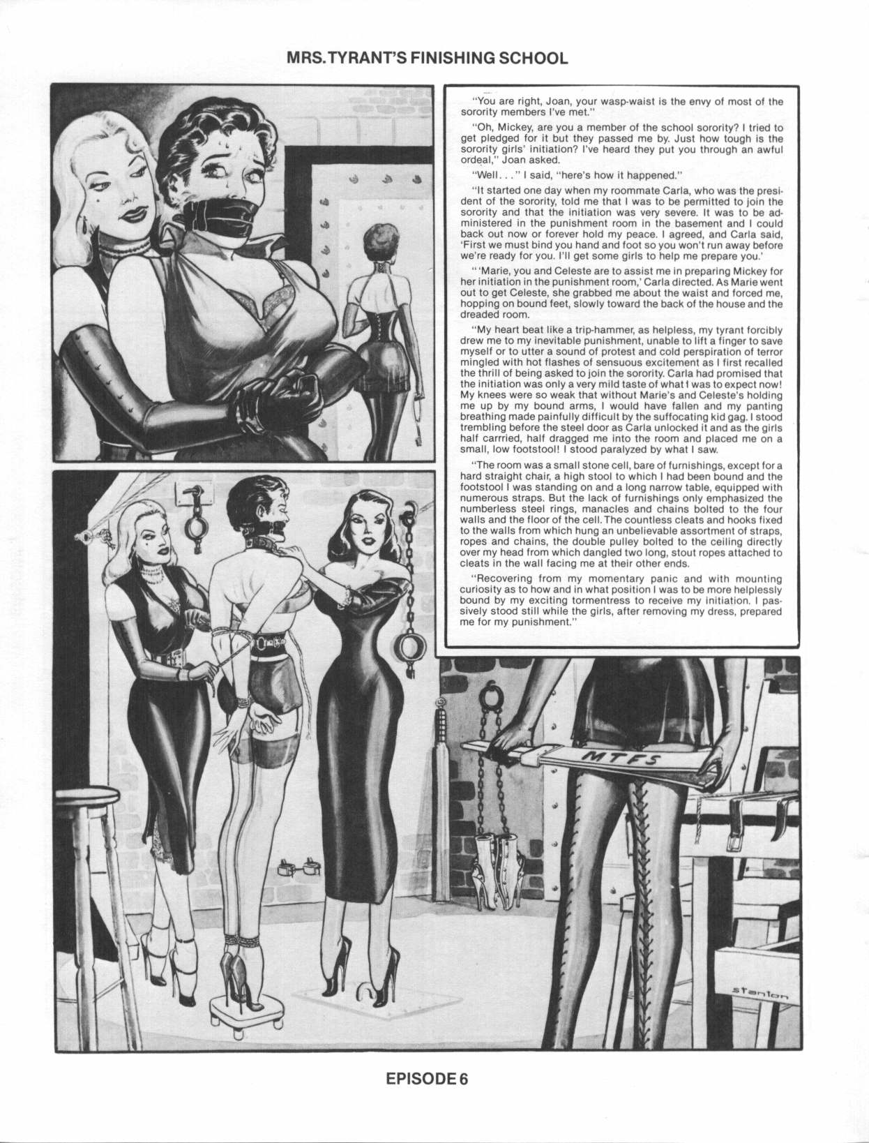 Eric Stanton - Mrs Tyrant's Finishing School page 8 full