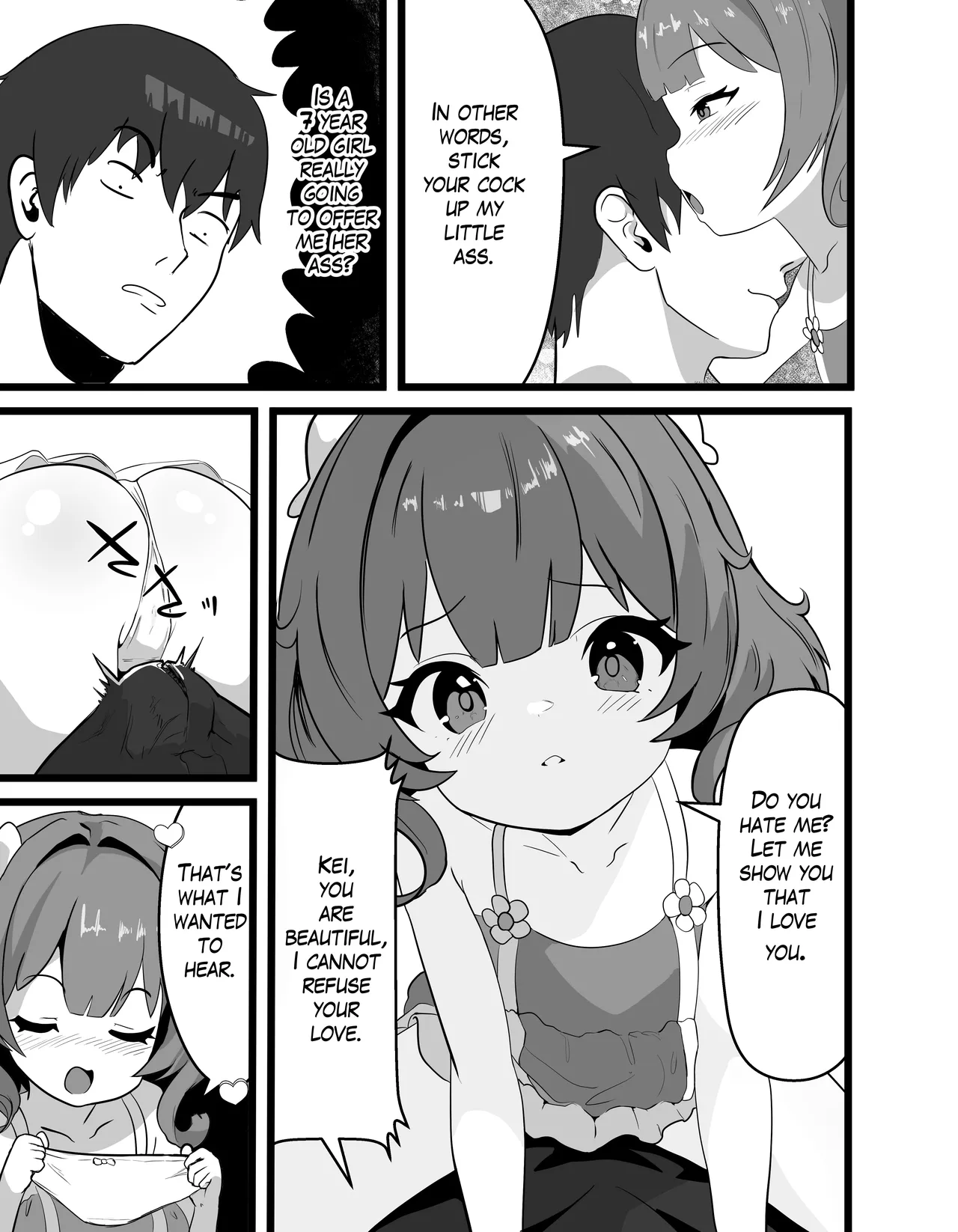 Kei-chan wa, Hahaoya no Boyfriend ni Koi o Shita. | Kei-chan fell in love with her mother's boyfriend. page 8 full