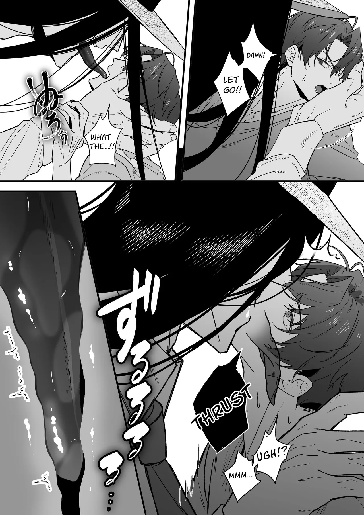 Hasshaku-sama Forcibly Inseminates Cuntboy page 7 full