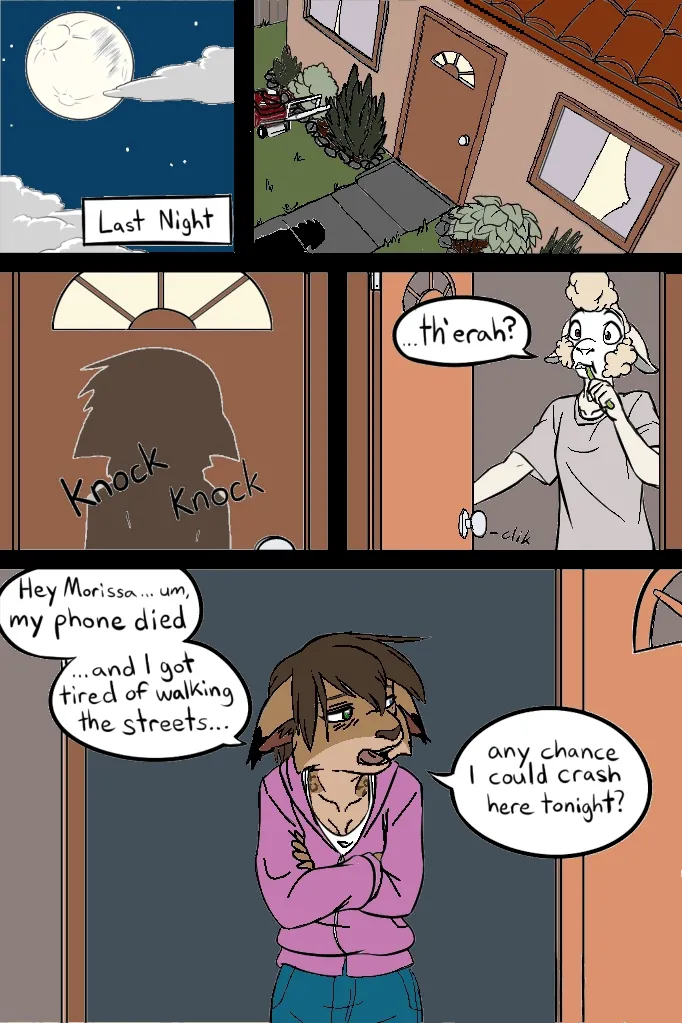 black kitten - Mornings -color page 12 full