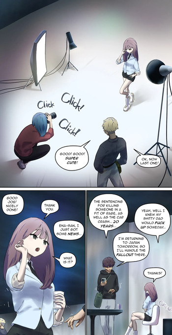 According to the law of the country where I came for the modeling shoot… 【Translated by kochakaden】 cover