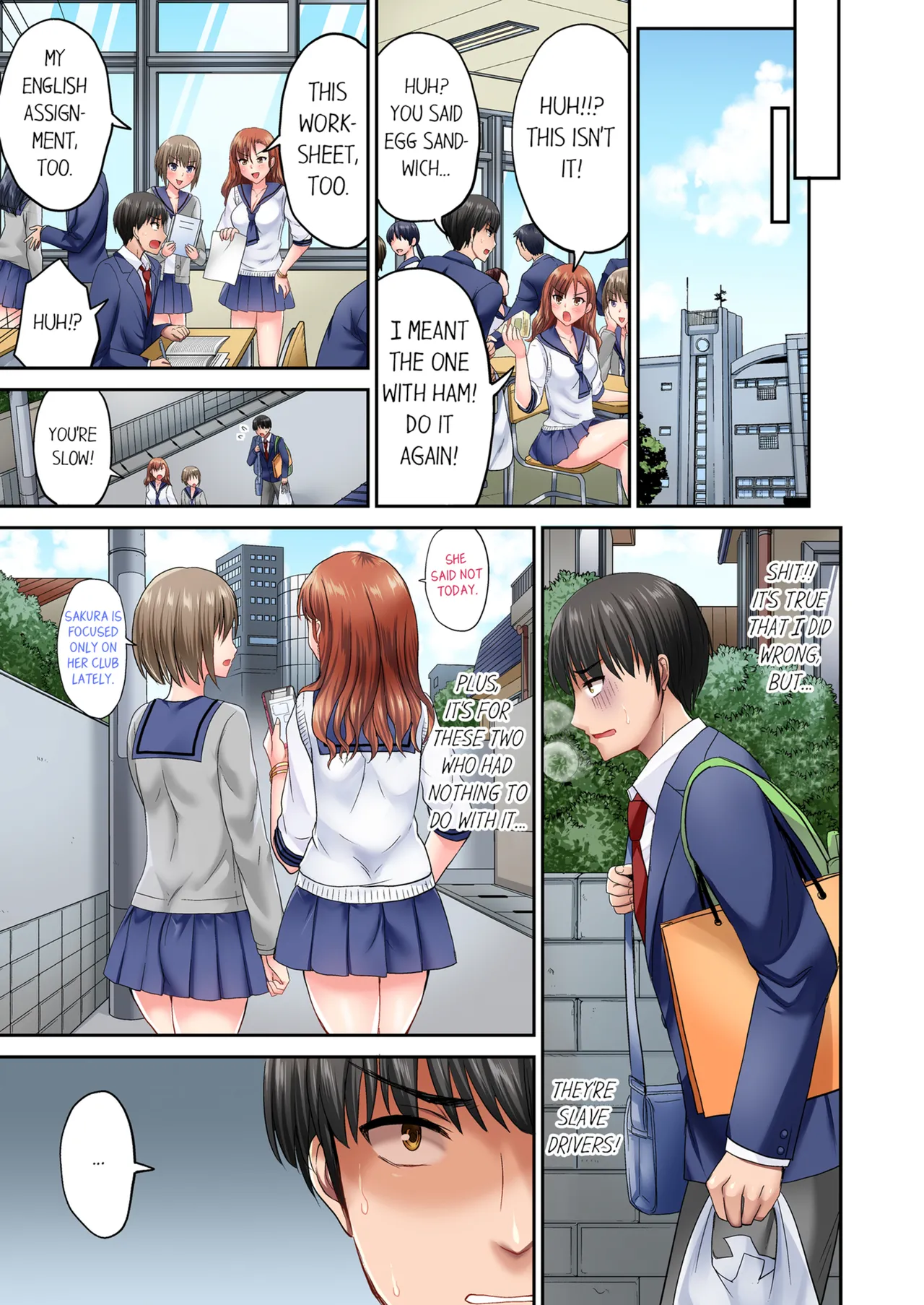 Pashiri no Shita Teku, Yabaitte... ~ Ebi Sori Iki Suru Namaiki Gyaru | Bullied Boy's Tongue Revenge Vol.1-4 page 10 full