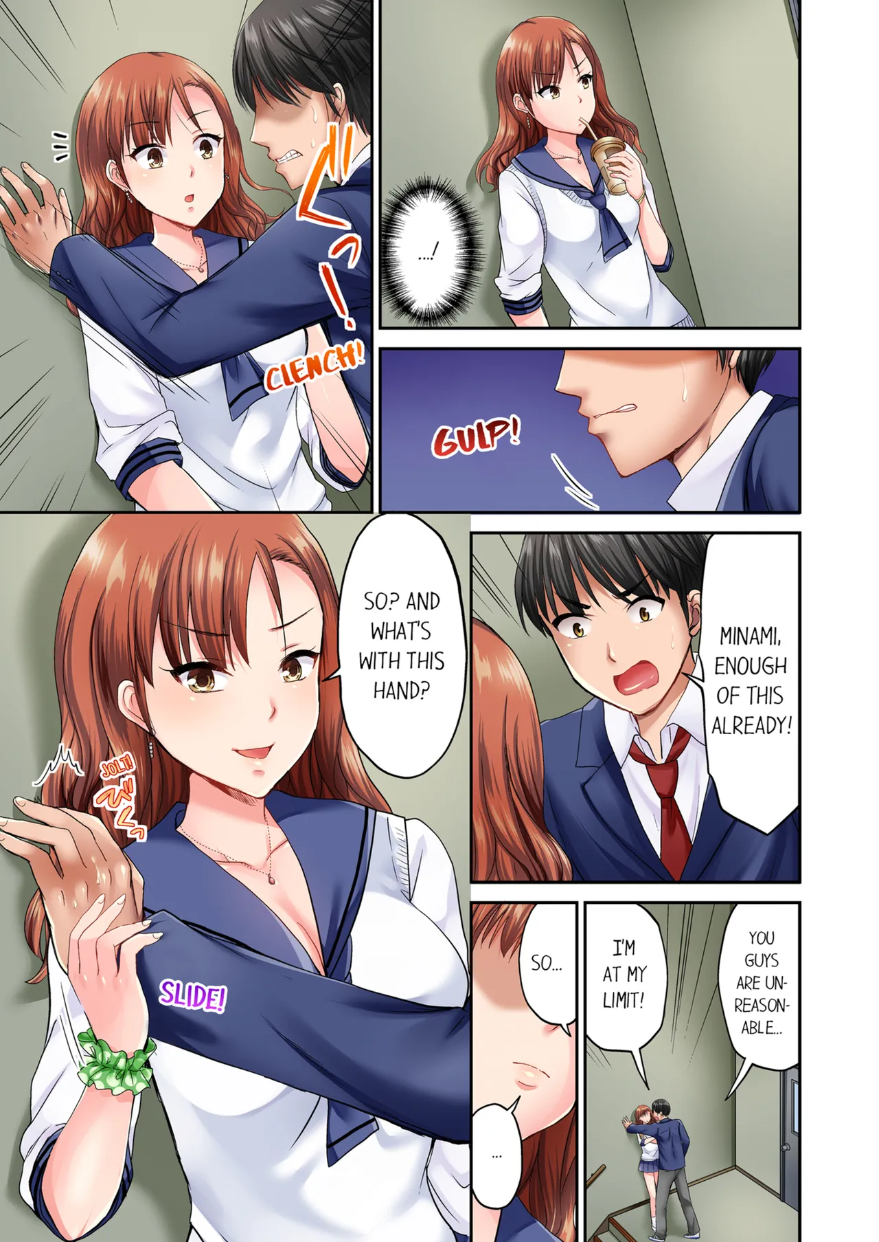 Pashiri no Shita Teku, Yabaitte... ~ Ebi Sori Iki Suru Namaiki Gyaru | Bullied Boy's Tongue Revenge Vol.1-4 page 12 full