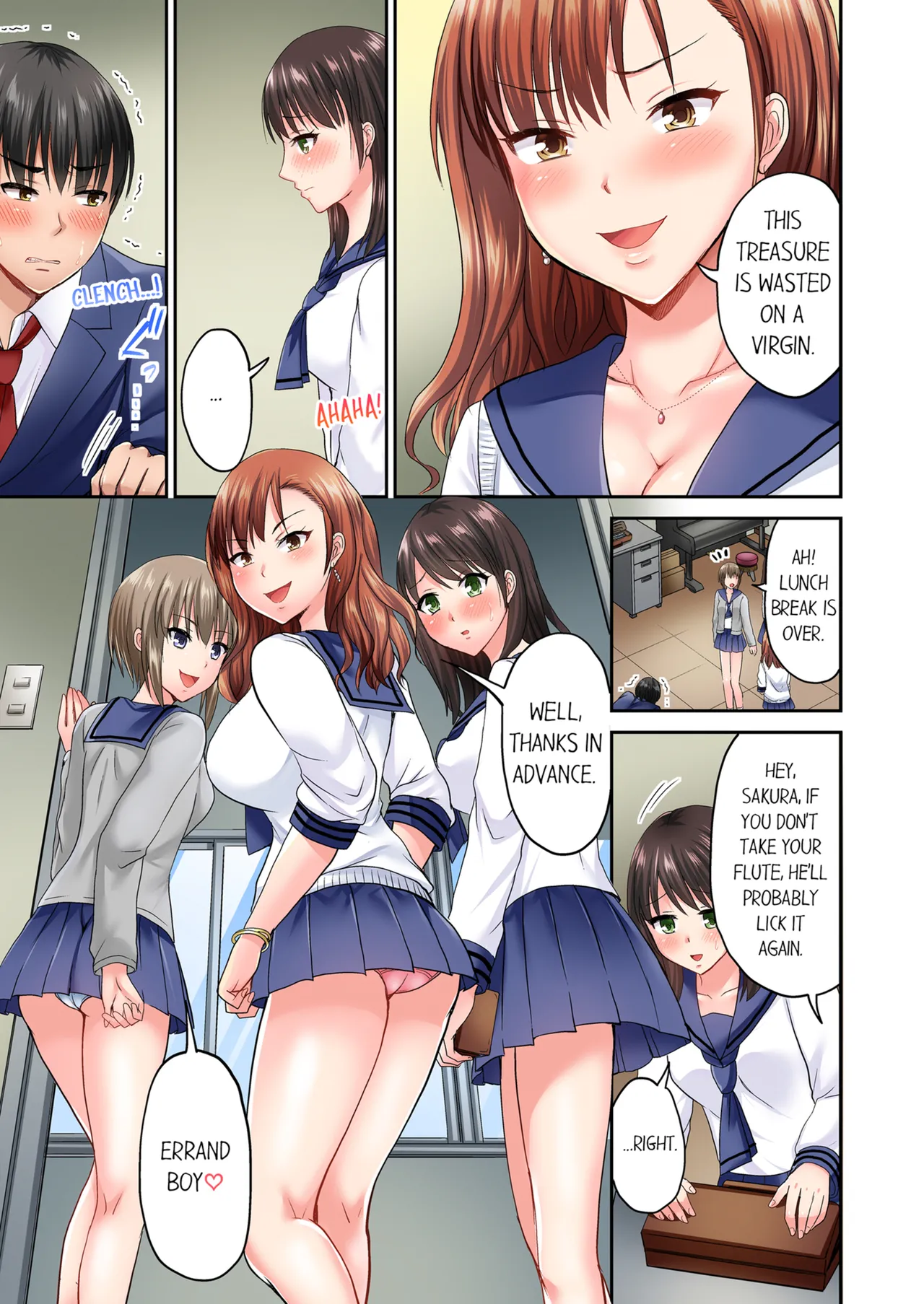 Pashiri no Shita Teku, Yabaitte... ~ Ebi Sori Iki Suru Namaiki Gyaru | Bullied Boy's Tongue Revenge Vol.1-4 page 8 full