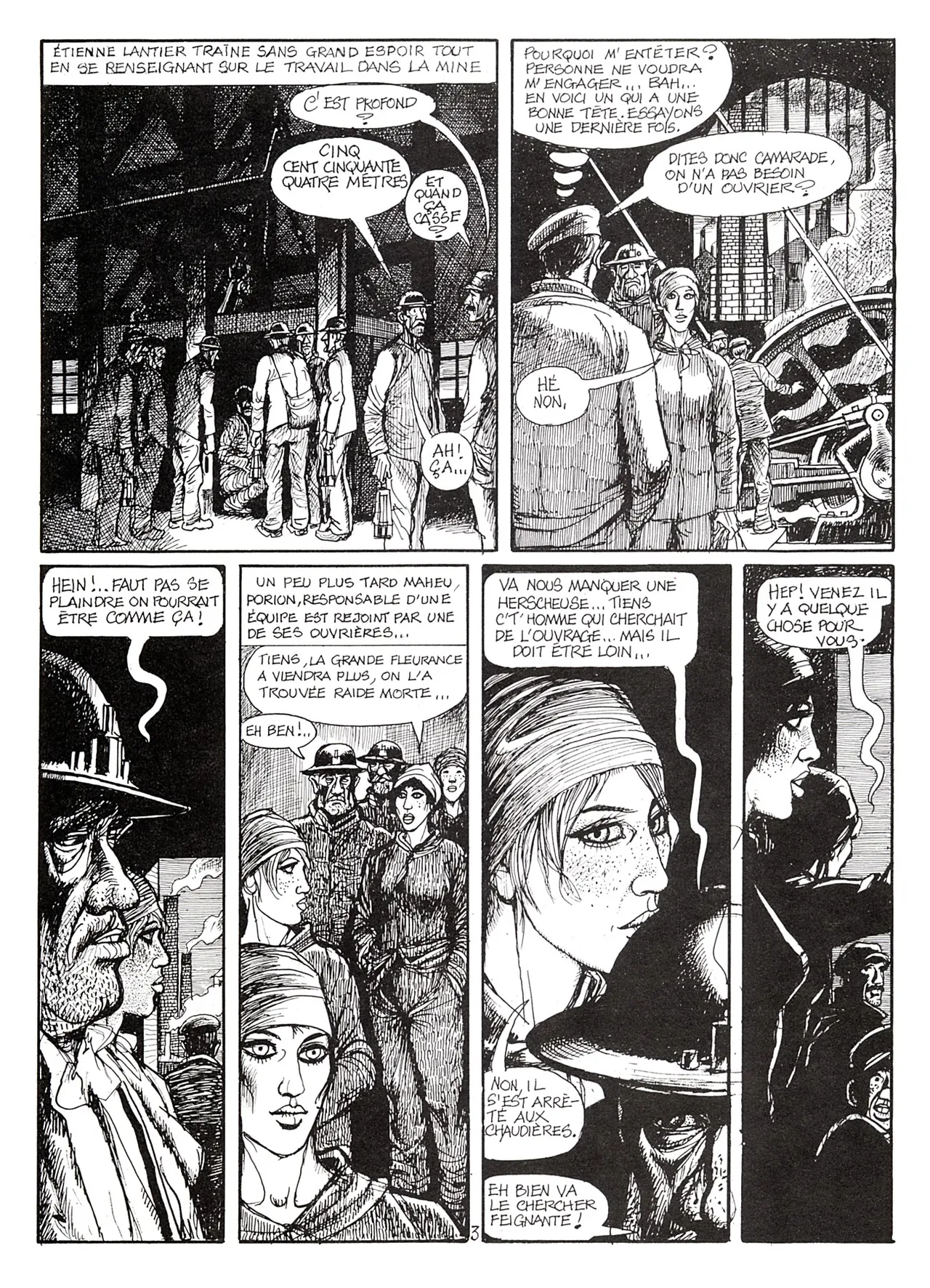 Georges Pichard & Émile Zola - Germinal #1 page 4 full