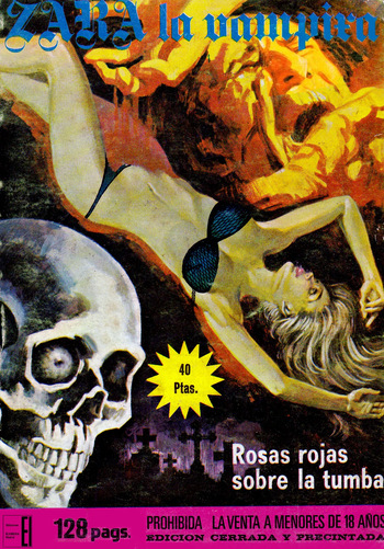 Zara la Vampira #12 (Rosas rojas sobre la tumba) [Spanish] cover