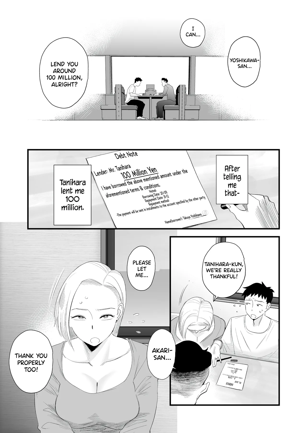 Tsuma ni Mosaic ~Aisuru Tsuma no NTR Douga ni Mosaic Shori Saserareru Ore~ page 4 full
