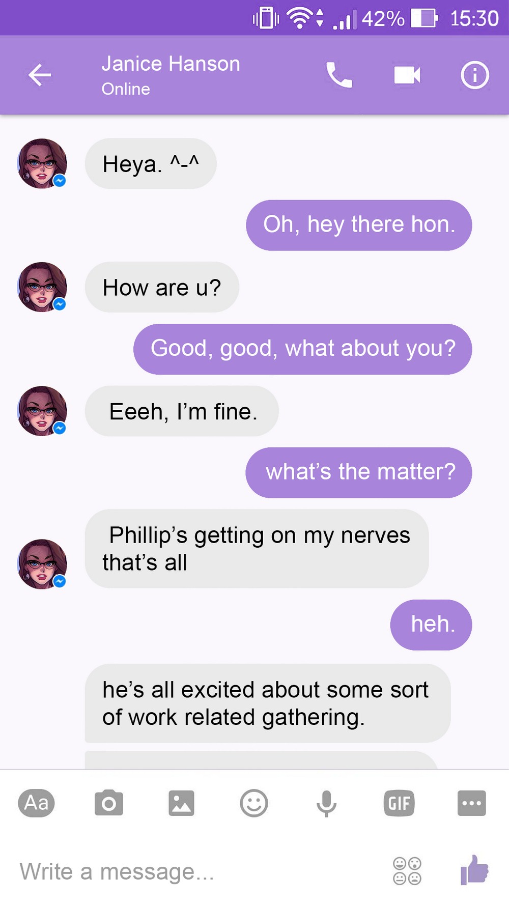 Chat With Janice - Melkormancin page 1 full