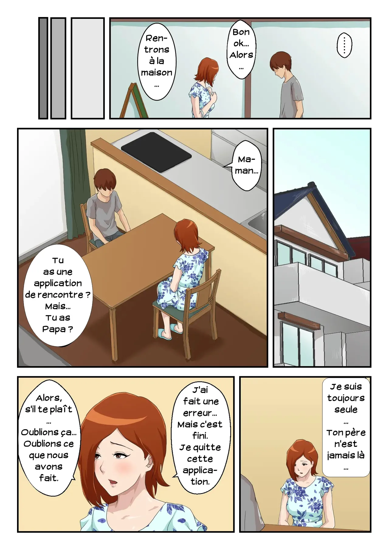 Matching Appli de Deatta Aite wa Kaa-san deshita | J'ai matché Maman sur mon application de rencontre 01 page 10 full