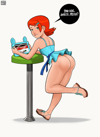 [GnasherShells] iPad Gwen (Ben 10) cover