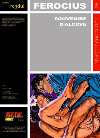 [Bédé Adult 229] Ferocius [= Fred Harrison] - Souvenirs d'Alcove cover