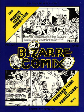 Eneg [= Gene Bilbrew] - Dangerous Plight of Princess Elaine [Bizarre Comix 2.2, EN] cover