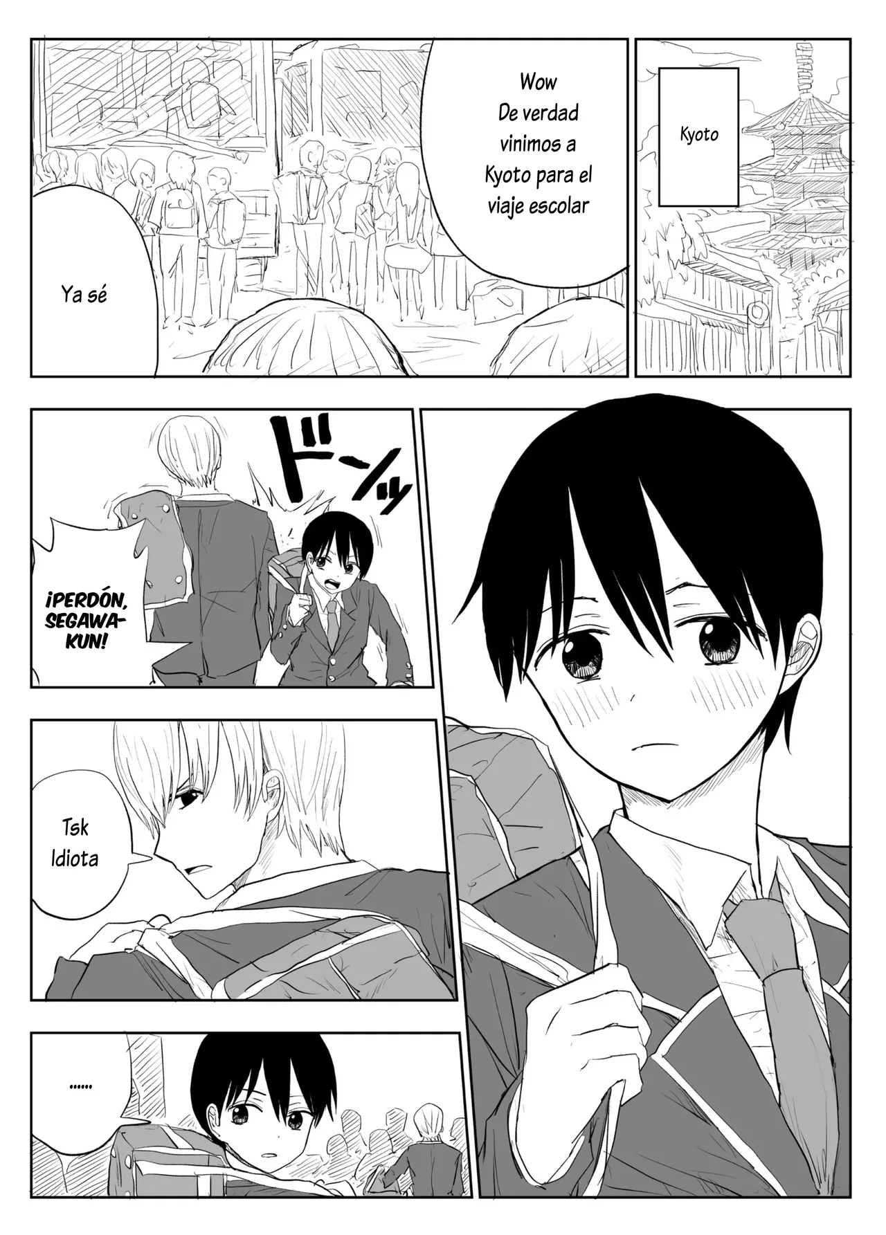 Trauma Shuugakuryokou -Boku wa Ano Ko to Yarichin no Kiss Hame Kansokusha-｜Excursión Escolar Traumática -Fui Testigo de los Besos y el Sexo de mi Crush con el Mujeriego de la Clase- page 3 full