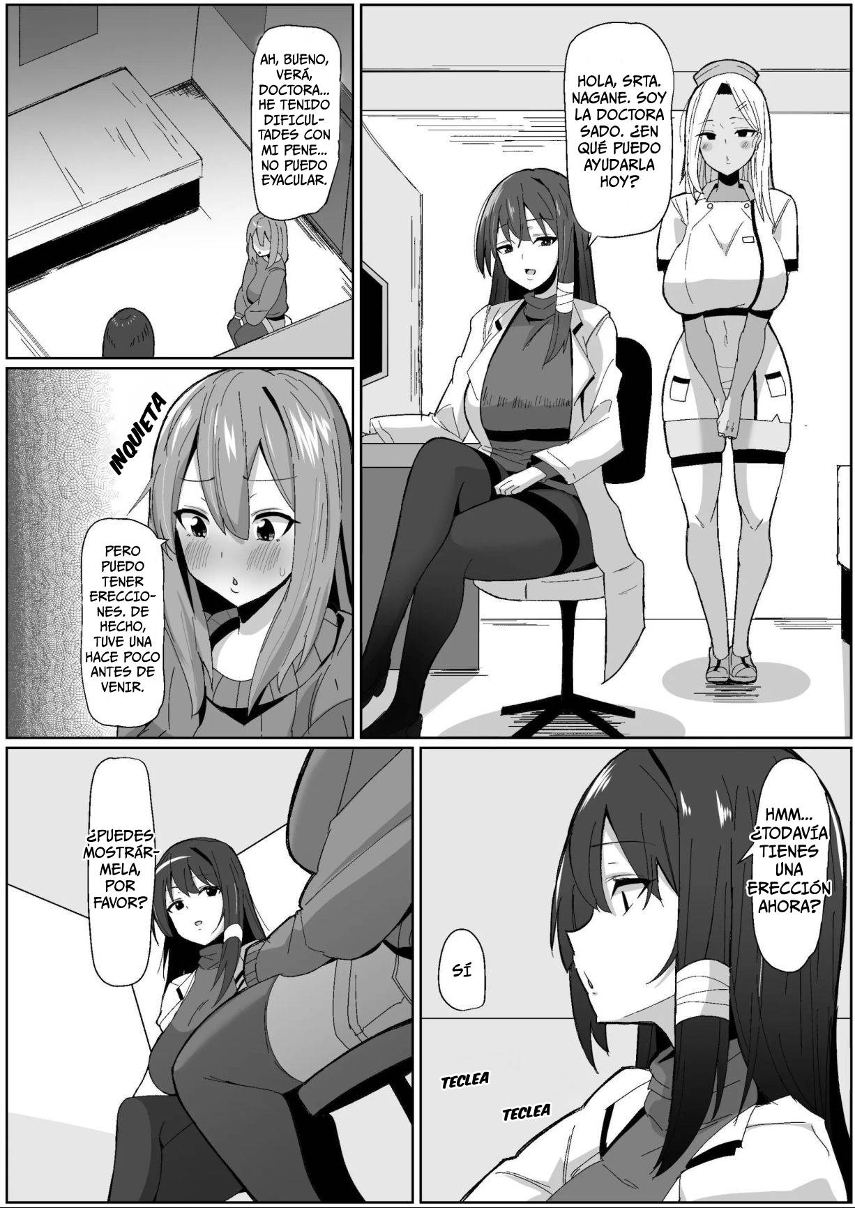 Moshimo Futanari wa Bokki Shitara Shasei suru no ga Atarimae no Sekai dattara ~Clinic Hen~｜Y Si una Futanari Tuviera que Eyacular Cada Vez que se Empalma ~Edición Clínica~ page 11 full