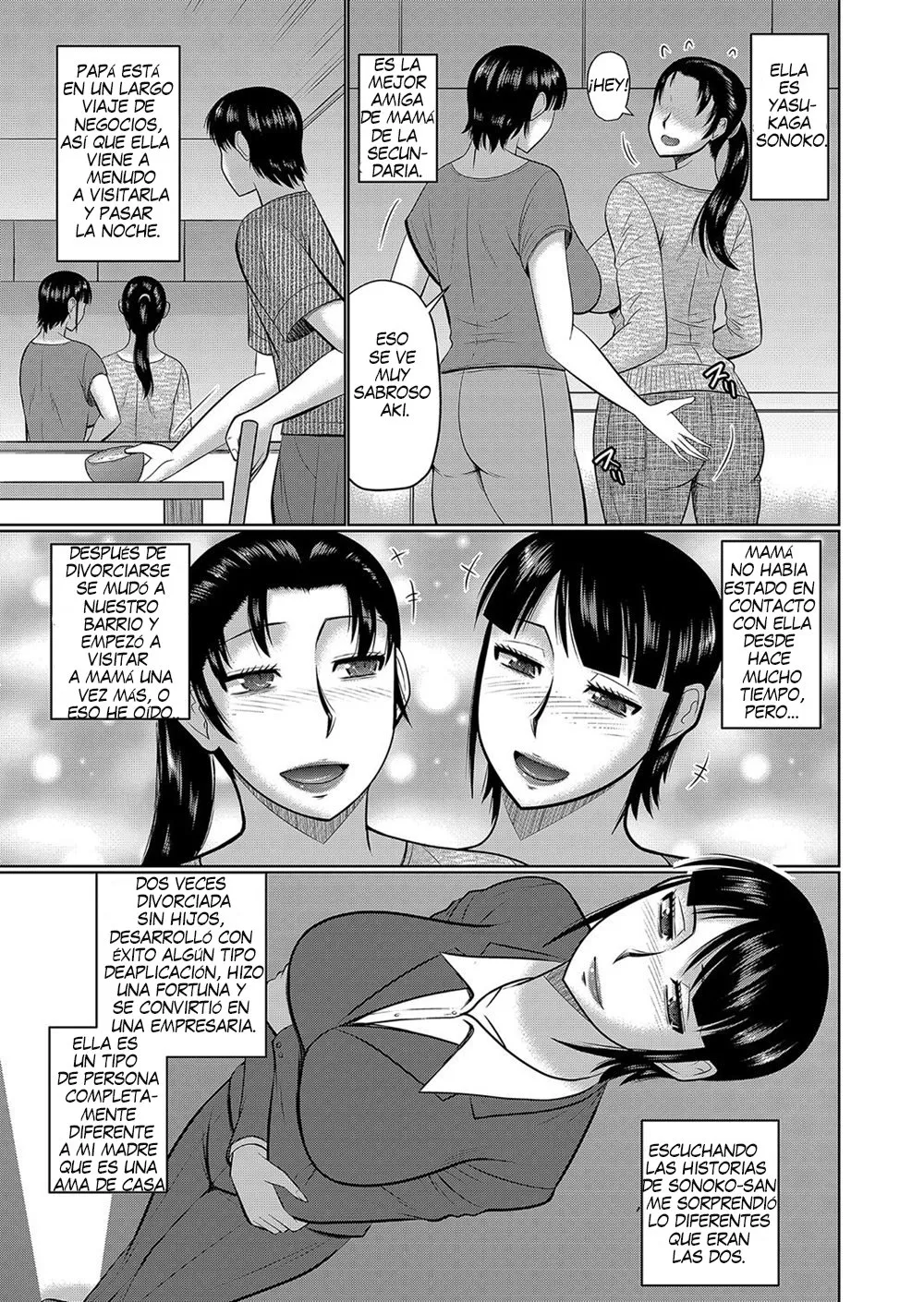 Haha no Shinyuu Boku no Aijin | La Mejor Amiga de mi Madre es su Amante page 6 full