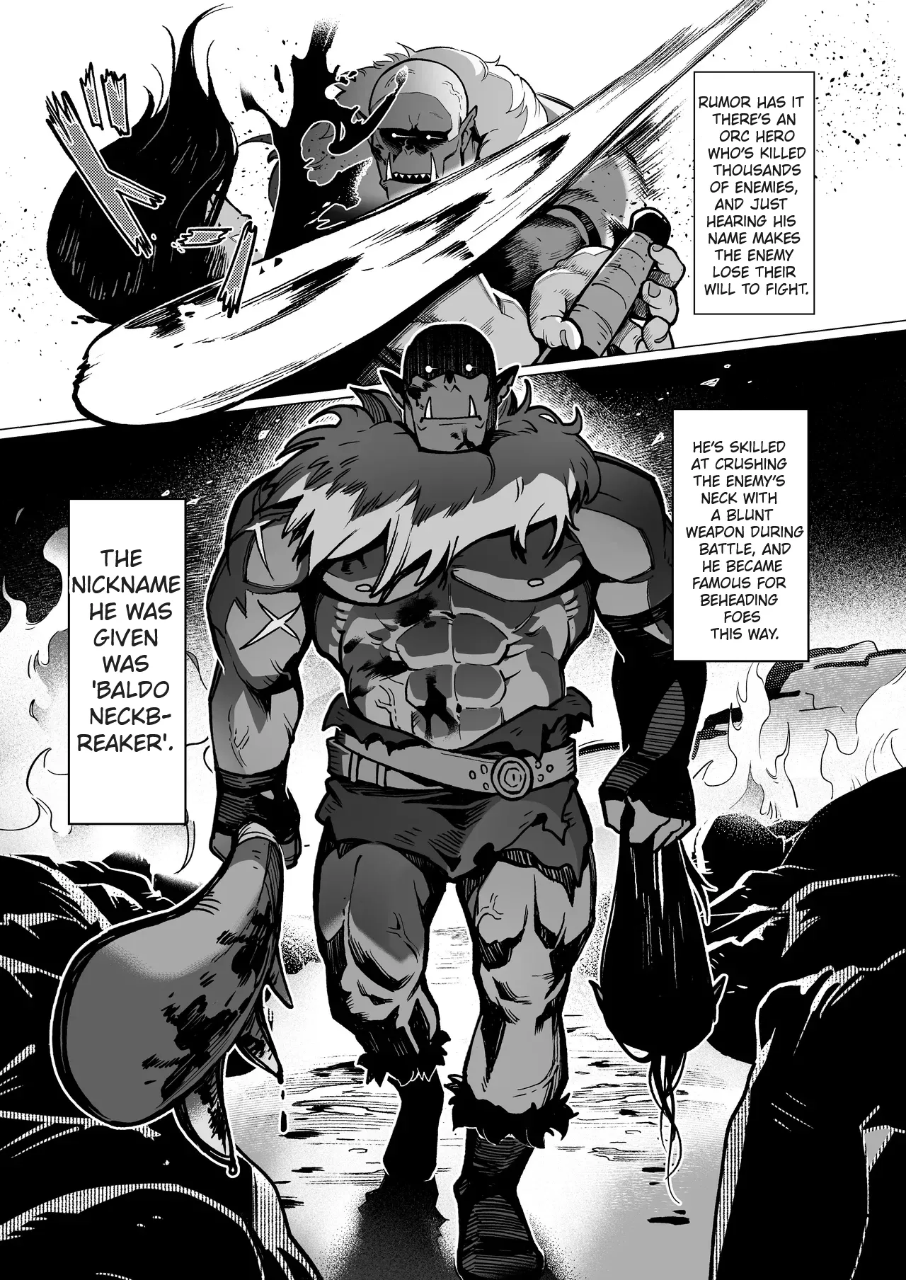 Fairy Brothel : The Virgin Orc Assigned To The Dark Skinned Elf page 2 full