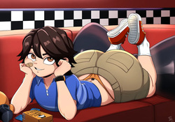 cassie and gregory from fnaf