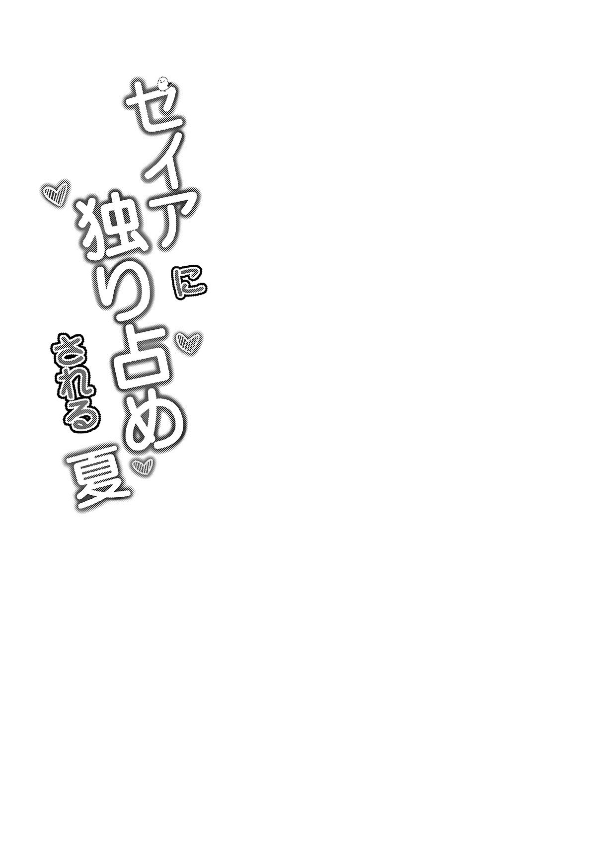 Seia ni Hitorijime Sareru Natsu | 세이아에게 독점받는 여름날 page 3 full